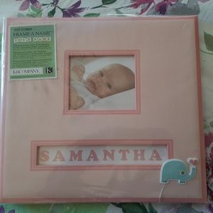 K & Company Baby Girl 12 x12 scrapbook